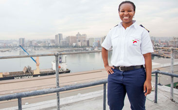 Pinky Zungu Pinky Zungu, deputy harbour master, Transnet National Ports Authority