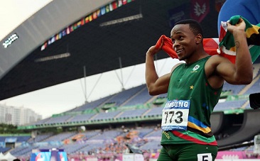 Akani Simbine, athlete, South African, athlete, South African, Rio 2016 Olympic Games, Akani Simbine
