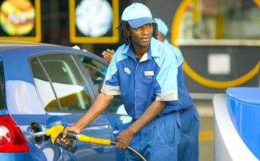 Filling up in South Africa 