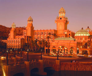The Palace of the Lost City at
Sun City