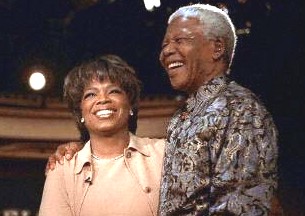 Mandela with Oprah