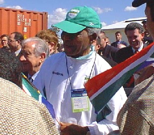 Bringing
the Madiba Magic to the SA Olympic Team, Sydney 2000