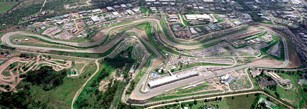 Aerial view of the Kyalami International Raceway