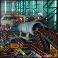 The pelletising plant at the Assmang chrome works in Machadadorp, Mpumalanga