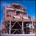The jig plant at the Beeshoek iron ore mine in the Northern Cape