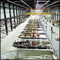 The Bavaria yacht factory in Cape Town