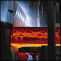 A steel foundry 