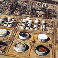 The Caltex refinery near Milnerton processes a large proportion of imported crude oil