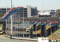 The highway leading to OR Tambo International Airport 