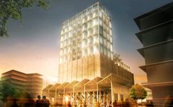 Artist's impression of the proposed Zeitz Museum of Contemporary Art Africa art, museum, culture, zeist, waterfront, mocaa, contemporary 
african art, african art