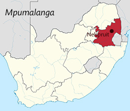 Map of Mpumalanga Map, Mpumalanga, province, South Africa
