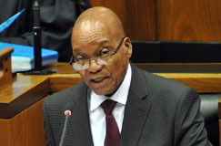 President Jacob Zuma replies to the debate on his State of the Nation address 