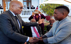 Zuma and Modise jacob zuma, sona, state of the nation, banyana banyana, portia 
modise