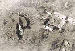 Police aerial surveillance photo of Liliesleaf farm Police aerial surveillance photo of Liliesleaf farm