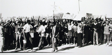 Soweto students in 1976