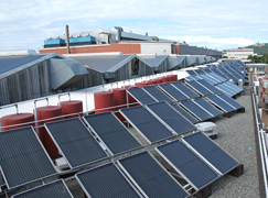 Solar panels at Toyota South Africa's Durban factory 