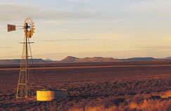The semi-desert Karoo region of South Africa 