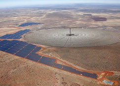Rendering of Redstone solar project solar power, redstone, reipppp