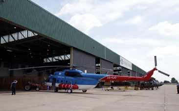 SA, Russia open helicopter service hub
