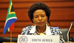 South African International Relations Minister Maite Nkoana-Mashabane 