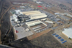 Nampak's glass manufacturing plant outside Johannesburg Nampak's glass manufacturing plant outside Johannesburg