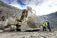 The Venetia open pit mine in South Africa's Limpopo province 