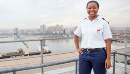 Pinky Zungu Pinky Zungu, deputy harbour master, Transnet National Ports Authority