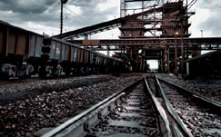 The Sishen-Saldanha heavy freight railway line 
