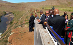 Launch of phase two of the Lesotho Highlands Water Project 