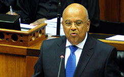 South African Finance Minister Pravin Gordhan 