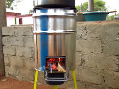The Tshulu Stove: lower fuel consumption, less emissions 