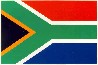 The South African flag: horizontal