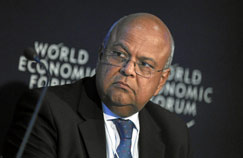 Finance Minister Pravin Gordhan at Davos 2011 Finance Minister Pravin Gordhan at Davos 2011