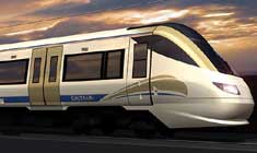 Artist's impression of South Africa's Gautrain 