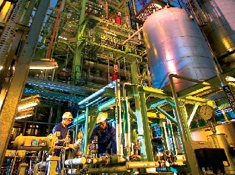 Sasol's synthetic fuels facility at Secunda 