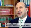 Trevor Manuel, South African minister of finance