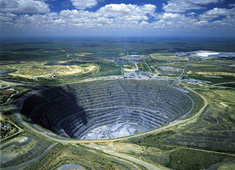 An open-cast copper mine in Limpopo An open-cast copper mine in Limpopo