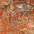 San rock art at Silverstreams Farm in the Underberg region of KwaZulu-Natal