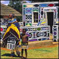 Ndebele dwelling in Mpumalanga