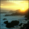 Sunset over tsitsikamma