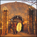 Zulu beehive dwelling at Shakaland in KwaZulu-Natal