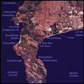 Cape Town, Western Cape: satellite image
