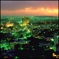 Bloemfontein, Free State: night view