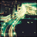 Night view of the Marine Parade, Durban