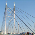 Nelson Mandela Bridge in Johannesburg, Gauteng