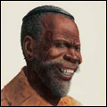 A Smiling Man by Gerard Bhengu (1910-1990)
