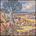 Springtime in Namaqualand (1930) by Pieter Hugo Naud (1868 - 1941)