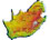 South Africa interactive map