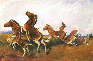 The extermination of the quagga