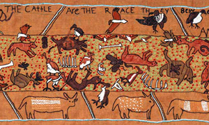 Keiskamma Tapestry: the great Xhosa cattle killing of 1856
